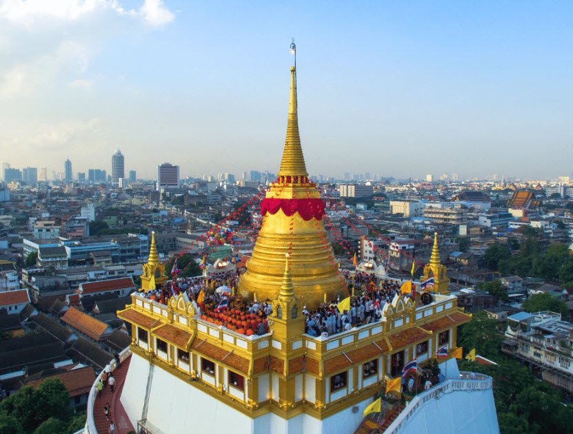 Wat Saket (Golden Mount), Bangkok, Thailand